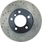 Centric Parts Sport Cross Drilled Brake Rotor, 128.34077L 128.34077L - alternate 1